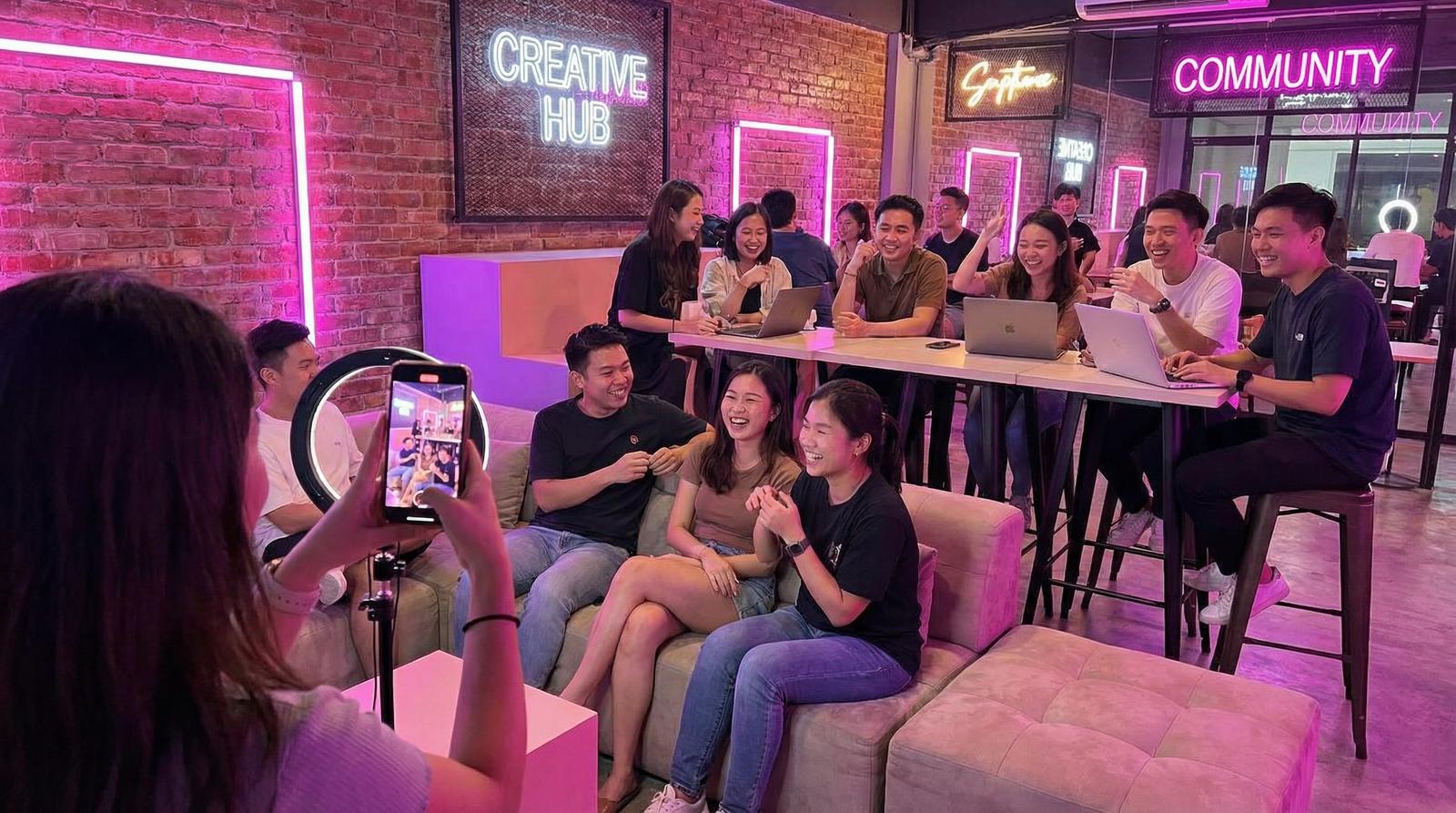 玩物社区传媒直播互动